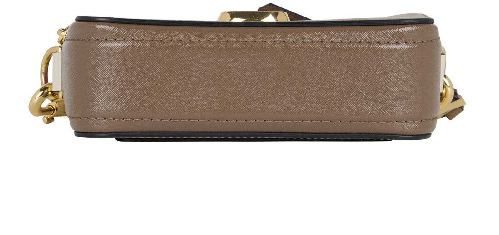 The Snapshot, &pound;175, Handbags, Black/Brown, Leather, Top view